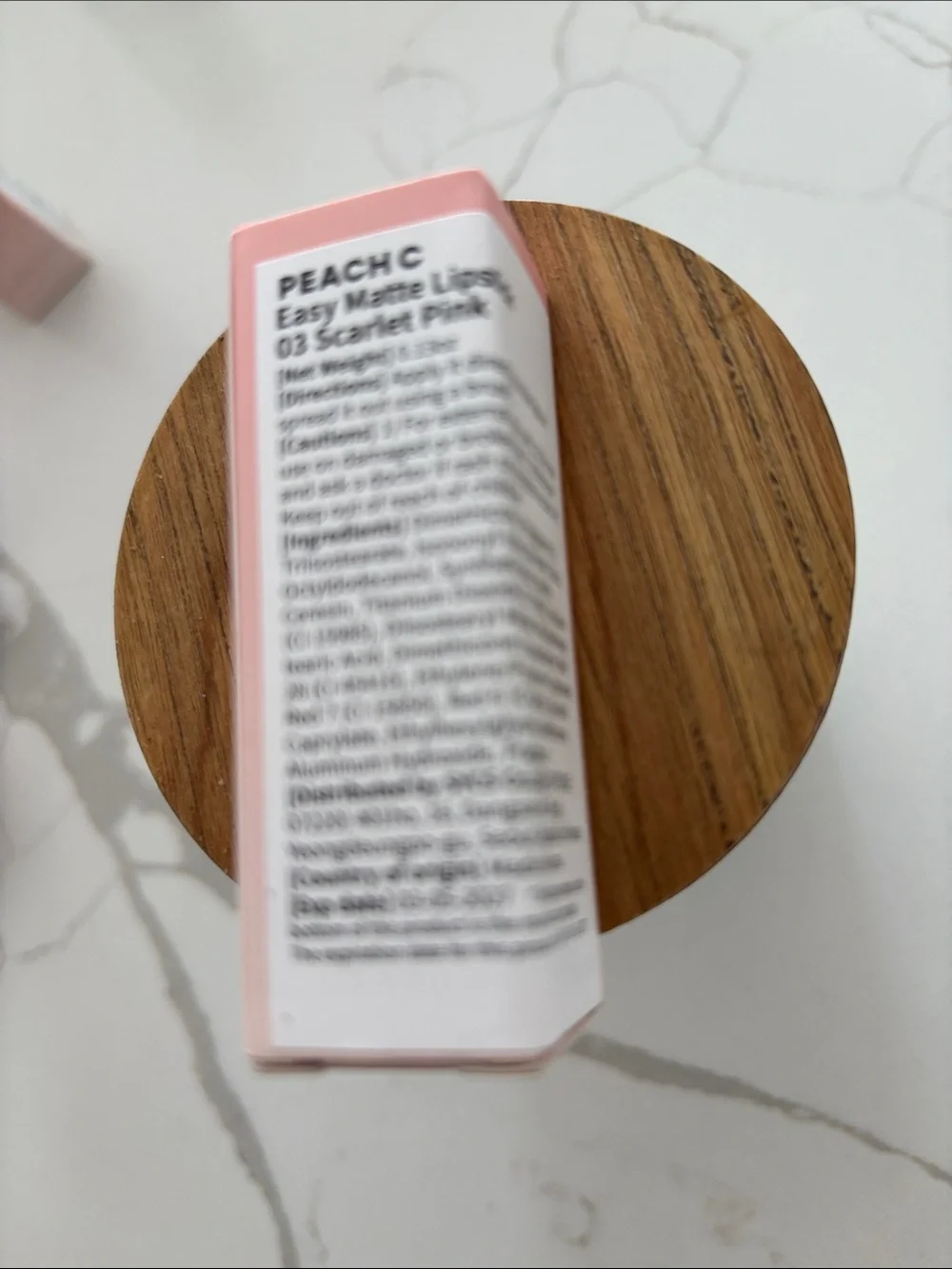 Peach C  easy matte lipstick / Soft Pink